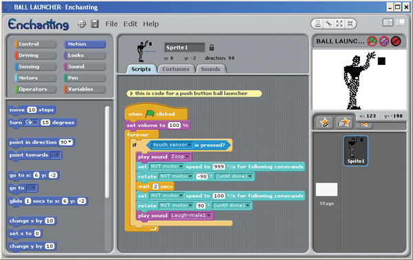 Using Scratch to Control Mindstorms Robots - Make