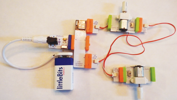 Little Bits Remote Trigger Bit littleBits Electronics DIY lego maker circuit 